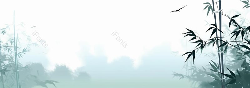 中国风复古水墨山竹国画,插画/手绘图,插画/手绘图库,插画/手绘图下载,插画/手绘